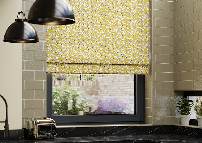 Clara, Saffron - Roman Blind - Image 5